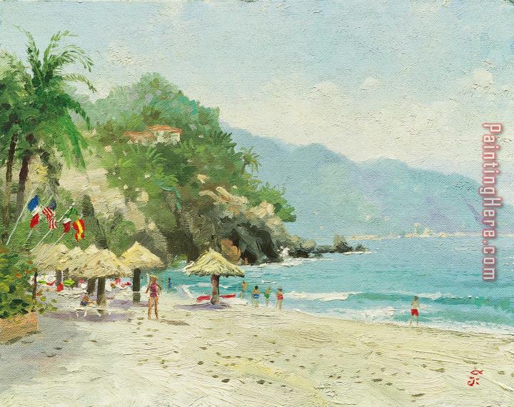 Thomas Kinkade Puerto Vallarta Beach